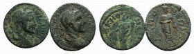 Lot of 2 Roman Provincial Æ coins to be catalog. Lot sold as is, no returns