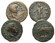 Trajan (98-117). Lot of 2 Roman Provincial Æ coins, to be catalog. Lot sold as is it, no returns