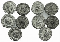 Lot of 5 Roman imperial plated Denarii.Lot sold as it, no returns