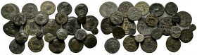Lot of 25 Bronze coins. Lot sold as it, no returns