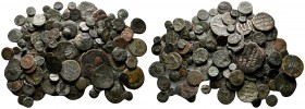 Lot of 125 Bronze coins. Lot sold as it, no returns
