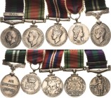 Miniaturen, Miniaturketten und Miniaturspangen
Spange mit 5 Auszeichnungen Georg V. - Irak-Krieg. Georg VI. - Verteidigung 1939-1945 und Kriegsmedail...