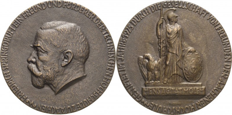 Akademien, Schulen, Universitäten
Aachen Bronzegussmedaille 1925 (F. Bagdons) A...