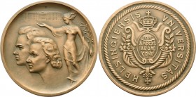 Akademien, Schulen, Universitäten
Helsinki Bronzemedaille 1940 (K. Kollio) 300 Jahre Universität, die 1828 von Turku nach Helsinki verlegt wurde. 2 K...