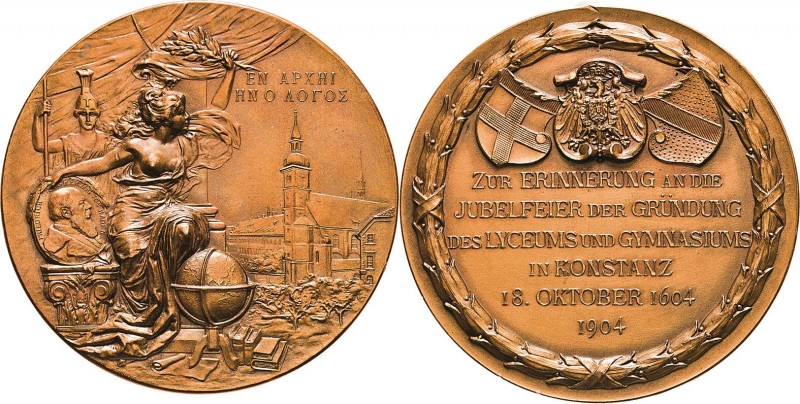 Akademien, Schulen, Universitäten
Konstanz Bronzemedaille 1904 (Lauer) 300-Jahr...