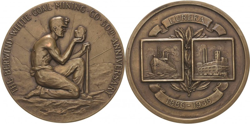 Ausbeute, Bergbau, Hüttenwesen
 Bronzemedaille 1936 (Tiffany & Co.) 50-jähriges...