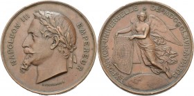Ausstellungen
Paris Bronzemedaille 1867 (H. Ponscarme) Offizielle Erinnerungsmedaille der Weltausstellung. Kopf des Kaisers Napoleon III. nach links ...