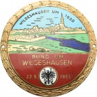 Auto- und Motorradmedaillen und -plaketten
Wildeshausen Einseitige teilemaillierte Bronzeplakette 1955 (Lehmann & Wundenberg, Hannover) Rund um Wilde...