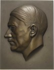 Drittes Reich
 Einseitige Bronzegussplakette o.J. (Hans Retzbach) Kopf nach links. Rv. Aufhängevorrichtung. 126,6 x 98 mm, 247,33 g Colbert/Hyder vgl...