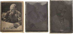 Drittes Reich
 Druckplatten o.J. Verschiedene Motive. Hitler und M. Htl. 1938 (in Original Verpackung). Beide in den Maßen 90 x 65 x 26,5 mm Sehr gut...