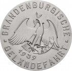 Drittes Reich
 Einseitige Zinkmedaille 1939. Für Teilnehmer der Brandenburgischen NSKK-Geländefahrt. Adler mit Lorbeerzweig, umher Schrift. 105 mm, 2...