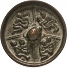 Erotika
 Bronzegußmedaille o.J. Amulettmedaille. In 4 Feldern je ein Pärchen in verschiedenen Stellungen, in der Mitte Schildkröte mit Loch zum Befes...