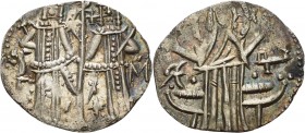 Bulgarien
Asen I. 1186-1196 Grosso Matapan o.J. Stehendes Herrscherpaar / Thronender Christus Ljubitsch 1.13 1.60 g. Fast vorzüglich