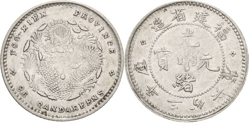 China
Kuang-Hsu 1874-1908 5 Cents (3,6 Candareens) o.J. Provinz Fukien L/M 294 ...