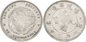 China
Kuang-Hsu 1874-1908 5 Cents (3,6 Candareens) o.J. Provinz Fukien L/M 294 KM Y 102 Sehr schön