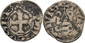 Frankreich
Ludwig IX. 1245-1270 Denier tournois 1250/1270, Tours Kreuz im Perlkreis, LVDOVICVS REX / châtel tournois, TVRONVS. CIVIS Duplessy 193 A C...