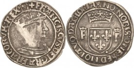 Frankreich
Franz I. 1515-1547 1/2 Teston o.J. E-Tours Typ 13 Duplessy 811 Ciani 1129 Selten. Revers kl. Kratzer, sehr schön