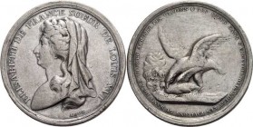 Frankreich
Erste Republik 1793-1804 Silbermedaille 1794 (D. und F. Loos) Tod der Prinzessin Elisabeth von Frankreich. Brustbild nach links / Geier wü...