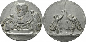 Polen
Medaillen Zinkmedaille 1917 (K. Chodzinski) 100. Todestag von Tadeusz Kosciuszko. Brustbild auf großer Medaille halb links von zwei Personen ge...