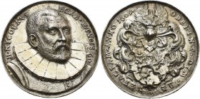 Riga-Unter polnischer Herrschaft
Sigismund III. Wasa 1587-1632 Silbergussmedaille 1601 Auf den Bürgermeister H. Nicolaus Eck zum 60. Geburtstag. Brus...