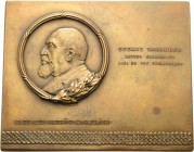Rumänien
Ferdinand I. 1916-1927 Einseitige Bronzeplakette o.J. (Kristescu) Auf den Bürgermeister von Bukarest und späteren Innenminister Rumäniens Al...
