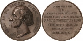 Russland
Alexander II. 1855-1881 Bronzemedaille 1864 (Tschuckmasov) 50 Jahre Forschungstätigkeit Baers an der Universität Dorpat. Kopf nach links / 8...