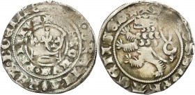 Böhmen
Karl IV. 1346-1378 Prager Groschen, Kuttenberg Slg. Donebauer 836 Castelin 22 Slg. Dietiker 60 (ungenau) 3.51 g. Sehr schön
