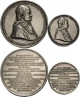 Kaiserreich Österreich
Franz I. 1804-1835 Silbermedaille 1822 (Lang) Auf die Grundsteinlegung des neuen Domes in Gran/Esztergom. Brustbild des Fürstb...