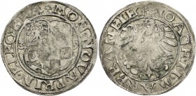Brandenburg-Preußen
Joachim II. 1535-1571 Groschen 1539, Berlin Bahrfeldt 330 a Neumann 6.11 b Selten. Sehr schön