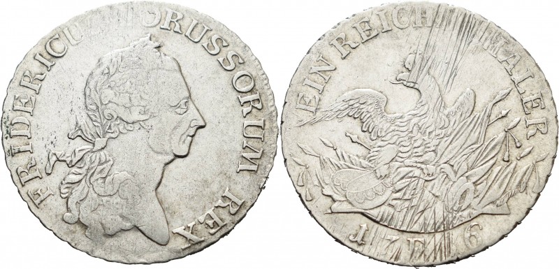 Brandenburg-Preußen
Friedrich II., der Große 1740-1786 Taler 1786, E-Königsberg...