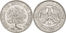 Gedenkausgaben
 5 Reichsmark 1932 E Eichbaum Jaeger 331 Kl. Randfehler, sehr schön-vorzüglich