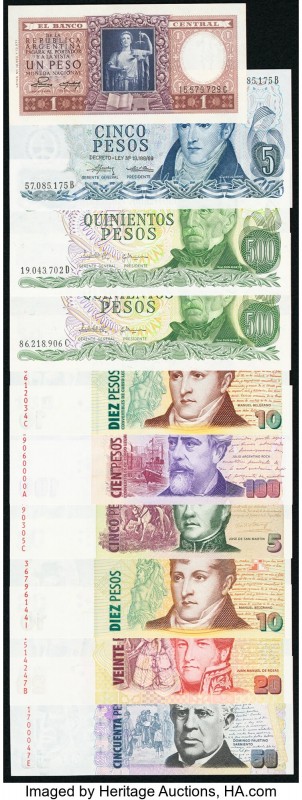Argentina Group Lot of 16 Examples Crisp Uncirculated. 

HID09801242017

© 2020 ...