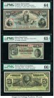 Bolivia, Mexico And Uruguay Group Lot of 6 Graded Examples PMG Gem Uncirculated 65 EPQ; Choice Uncirculated 63 EPQ; Gem Uncirculated 66 EQ; Choice Unc...