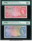 British Caribbean Territories Currency Board 1; 2 Dollar 1.3.1954 Pick 7b; 8b Two Examples PMG Very Fine 30; Very Fine 25. 

HID09801242017

© 2020 He...