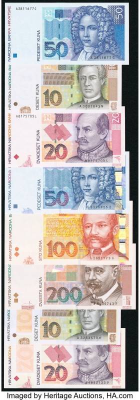 Croatia Group Lot of 8 Examples Crisp Uncirculated. 

HID09801242017

© 2020 Her...