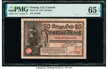 Danzig City Council 20 Mark 15.11.1918 Pick 10 PMG Gem Uncirculated 65 EPQ. 

HID09801242017

© 2020 Heritage Auctions | All Rights Reserved