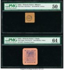 India Princely States 4 Annas; 1 Paisa ND (1939-46) Pick S214; S226a Two Examples PMG About Uncirculated 50; Choice Uncirculated 64. 

HID09801242017
...
