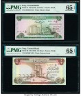 Iraq Central Bank of Iraq 1/4; 1/2; 5; 10 Dinars ND (1973) Pick 61; 62; 64; 65 Four Examples PMG Gem Uncirculated 65 EPQ (2); Gem Uncirculated 66 EPQ;...