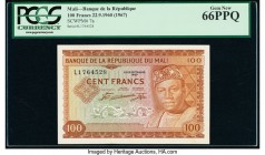 Mali Banque de la Republique du Mali 100 Francs 22.9.1960 (ND 1967) Pick 7a PCGS Gem New 66PPQ. 

HID09801242017

© 2020 Heritage Auctions | All Right...