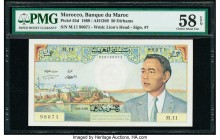Morocco Banque du Maroc 50 Dirhams 1969 / AH1389 Pick 55d PMG Choice About Unc 58 EPQ. 

HID09801242017

© 2020 Heritage Auctions | All Rights Reserve...