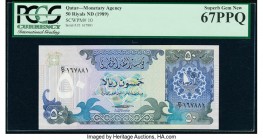Qatar Qatar Monetary Agency 50 Riyals ND (ca. 1980) Pick 10 PCGS Superb Gem New 67PPQ. 

HID09801242017

© 2020 Heritage Auctions | All Rights Reserve...