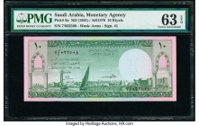 Saudi Arabia Saudi Arabian Monetary Agency 10 Riyals ND (1961) / AH1379 Pick 8a PMG Choice Uncirculated 63 EPQ. 

HID09801242017

© 2020 Heritage Auct...