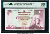 Scotland Royal Bank of Scotland PLC 100 Pounds 30.9.1998 Pick 350b PMG Gem Uncirculated 66 EPQ. 

HID09801242017

© 2020 Heritage Auctions | All Right...