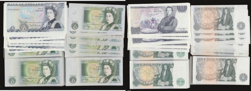 One pounds Page B337 (47) AU - Unc including consecutive numbers these often X73...