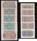 British Military Authority (5) Five Shillings 1943 undated issue Brown on blue and green underprint Pick M4 Series H NEF, Two Shillings and Sixpence 1...