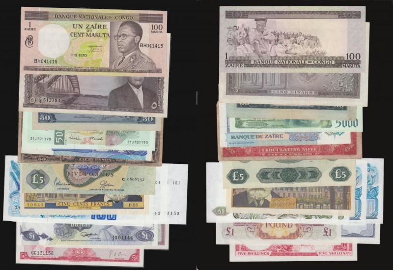 Algeria 50 Dinars 1.11.1977 Pick 130 (2) and 100 Dinars 1.11.1983 Pick 131 Unc, ...