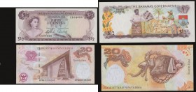 Bahamas $1/2 P17 2 signatures and Papua New Guinea 20 Kina 35th Anniversary Pick 36 both Unc

Estimate: GBP 20 - 30