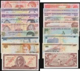 Central America (9) Cuba Ten Pesos 1988 issue Maximo Gomez in centre, denomination at the left SPECIMEN Pick 104s UNC. Honduras (8) 100 Lempiras 2008 ...