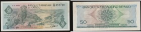 Congo Democratic Republic 50 Francs dated 1st September 1961 series A/2 614893, lion at left, (Pick5a), good EF with some light dirt top right

Esti...