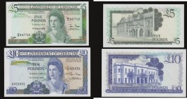 Gibraltar Ten Pounds 21.10.1986 Pick 22b Unc and Five Pounds 4.8.19688 Pick 21b both Unc

Estimate: GBP 40 - 65